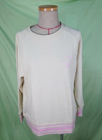 【震撼精品百貨】Hello Kitty 凱蒂貓~休閒服_米白