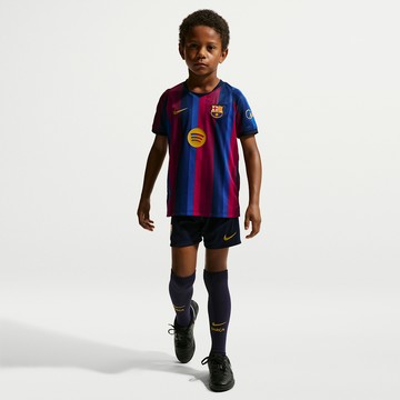Nike F. C. Barcelona 2026 Stadium Home Younger Kids' Nike Football Replica 3-Piece Kit