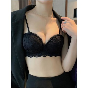 內褲內衣女套裝蕾絲性感小胸聚攏2025新款爆款文胸罩學生高中平胸