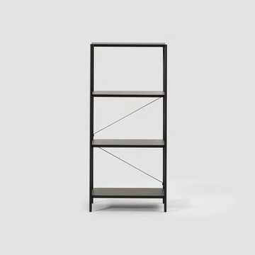 伊登快組鐵製四層架60 黑