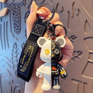 📣爆款推薦📣半解剖機械小熊鑰匙扣掛件公仔卡通汽車批髮掛飾可愛書包配飾禮品 3KIO