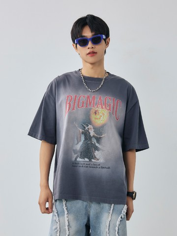 洗舊魔法師大圖短T