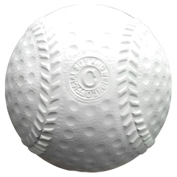 SUCCESS 成功 少年軟式棒球，4100C型號，直徑68mm，橡膠材質  白色  1盒