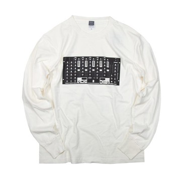 音樂 DJ MIXER 顏料染印花長袖T恤 男女皆宜 S~XXL Tcollector