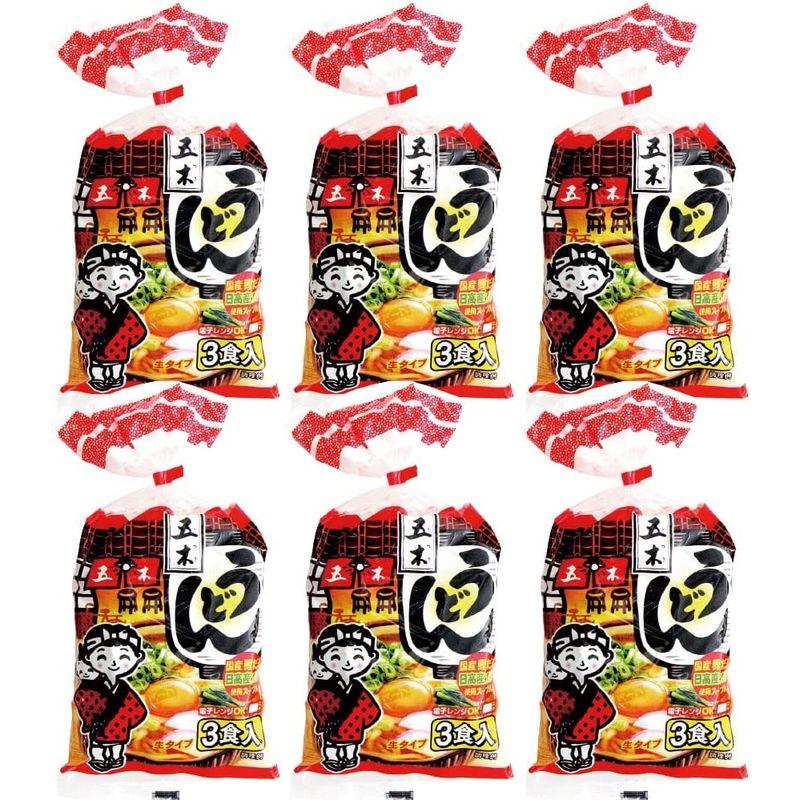 五木食品 3食スープ付うどん 564g