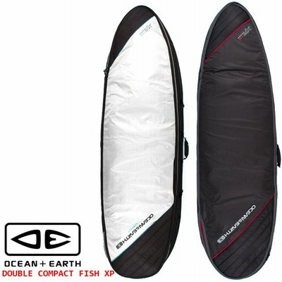 OCEAN&EARTH オーシャンアンドアース DOUBLE COMPACT FISH XP ダブルコンパクト フィッシュボード ハードケース ボードケース ファンボード サーフボード