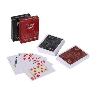 pokerstars德州塑料撲克寬牌大字磨砂耐磨防水現貨撲克牌耐用紙牌
