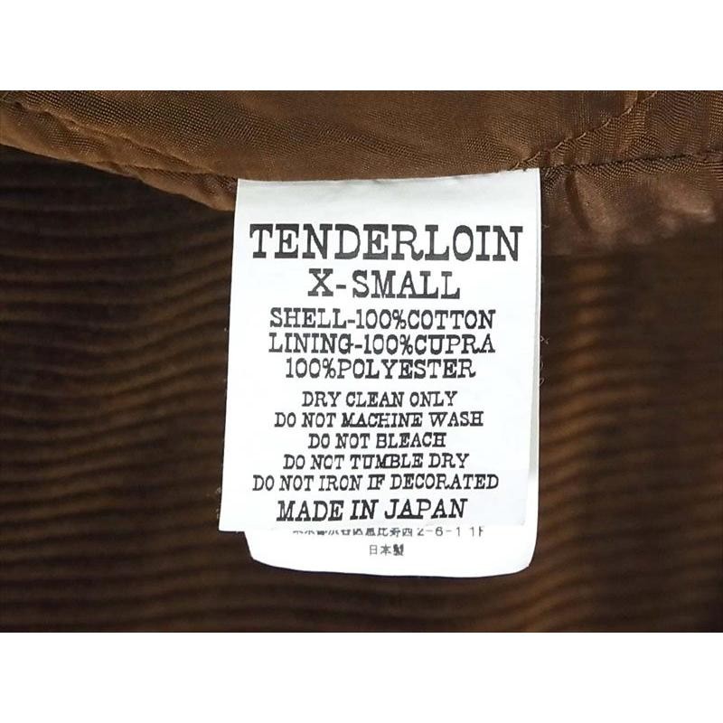 テンダーロイン TENDERLOIN T-WORK LONG CORDUROY JKT コーデュロイ