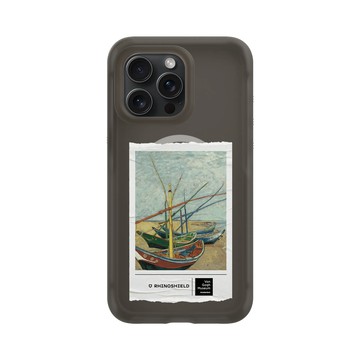 iPhone 15 Pro Max AirX 本質黑 - Van Gogh Museum - 聖馬迪拉莫海邊的漁船