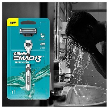 Gillette 吉列~鋒速3刮鬍刀(1刀架1刀頭)