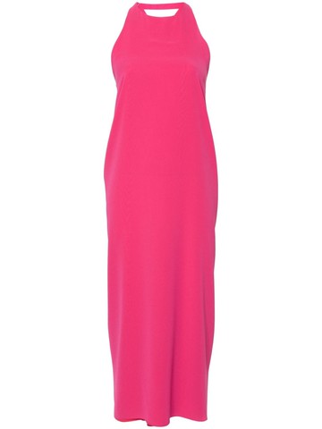 Blanca Vita - Acmea draped-detail dress - women - Polyester - 46 - Pink