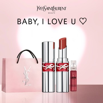 【YSL】【專屬刻字】星座刻字禮🖤情挑水唇膏#219沁心之果｜水光莓果 怦然心動｜客製口紅禮｜生日禮物