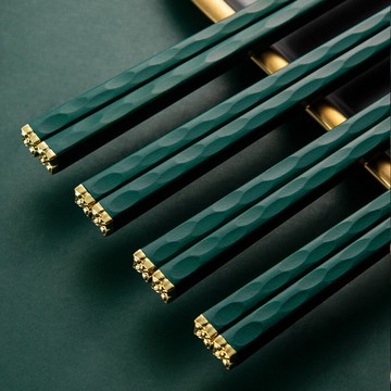 筷子家用北歐輕奢風高檔精致防滑防霉耐高溫商用餐飲酒店專用公筷