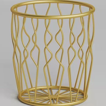 【優選百貨】北歐ins風簡約臟衣籃鐵藝收納籃 家用輕奢臟衣服收納筐浴室洗衣婁