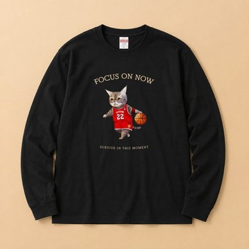 FOCUS ON NOW Basketball ver. / 經典羅紋長袖 T 恤