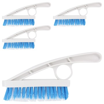 minono 米諾諾 硬毛清潔刷 19 x 9 x 2cm  硬毛 白色 + 藍色  4個