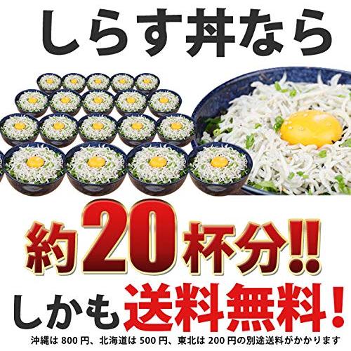 釜揚げしらすちりめん500ｇ×2袋　瀬戸内海産