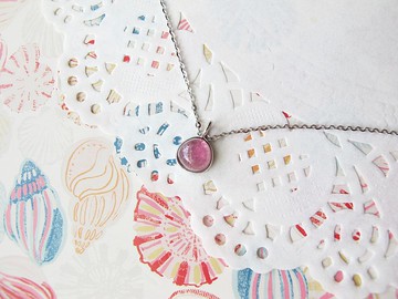 桃紅碧璽 925銀【小桃氣好人緣】【原件寄出】招桃花 增加異性緣