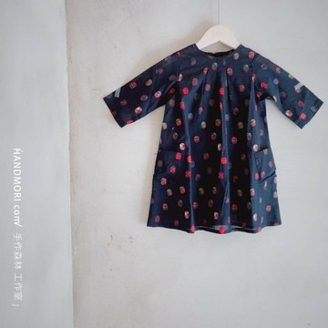 手作森林 品牌原寸紙型（僅紙型無作法）-(B55)五分袖洋裝 童裝 裙 洋裁紙型