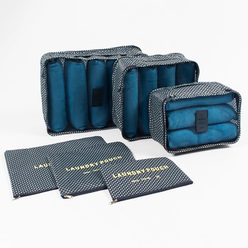 旅行收納六件組 盥洗包 衣物收納 分類衣服袋 收納箱 旅行收納 分類收納袋 旅行包 外出袋 衣物盥洗袋【S021】