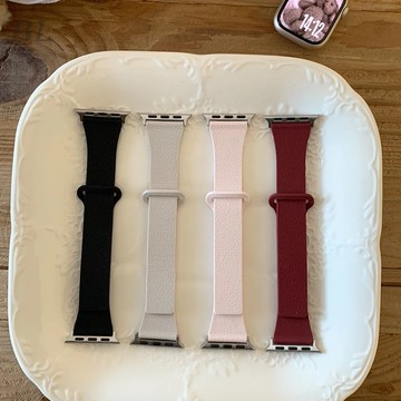 韓系硅膠磁吸小蠻腰 適用 Apple Watch 11代 10 9 8 7 SE 蘋果手錶帶 46mm 42mm 錶帶