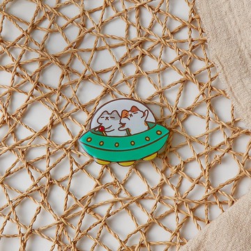 歐吉喵NEKO OJIMEOW飛碟造型氣囊支架