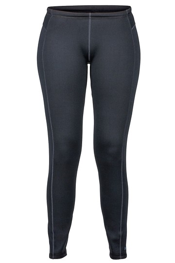 ├登山樂┤美國Marmot土撥鼠 W Stretch Fleece女款彈性軟保暖長褲 黑#89700