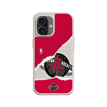 iPhone 17 SolidX 貝殼灰 - NBA - 熱血系列-休士頓火箭 Houston Rockets - Sweat and Tears