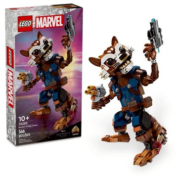 立鉅生活館  積木玩具 LEGO 76282 火箭浣熊 & 小格魯特 Rocket & Baby Groot  現貨  生日禮物 交換禮物  送禮首選
