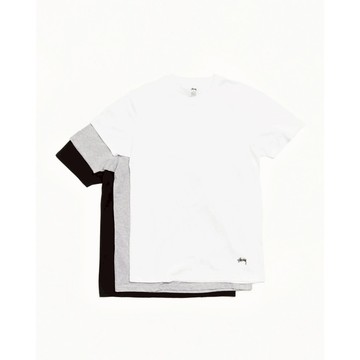 AirRoom正品現貨 2026SS STUSSY UNDERSHIRT TEES 下擺 LOGO 短T 素T 三件一盒