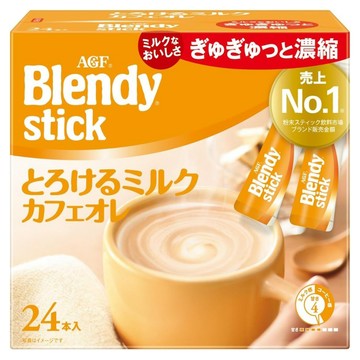 AGF Blendy 濃郁奶香咖啡歐蕾風味即溶飲品  8.9g  24條  1盒
