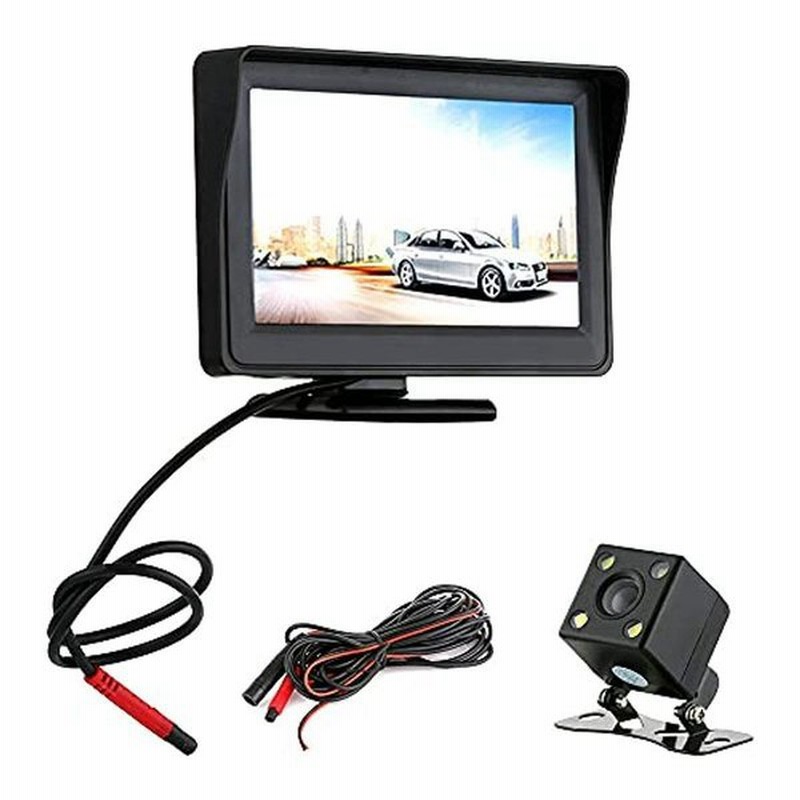 バックカメラ モニター セットバックモニターセット 車 バックカメラ モニターセット 4 3インチ Tft Lcd 防水カメラ 4m長線 D 通販 Lineポイント最大0 5 Get Lineショッピング