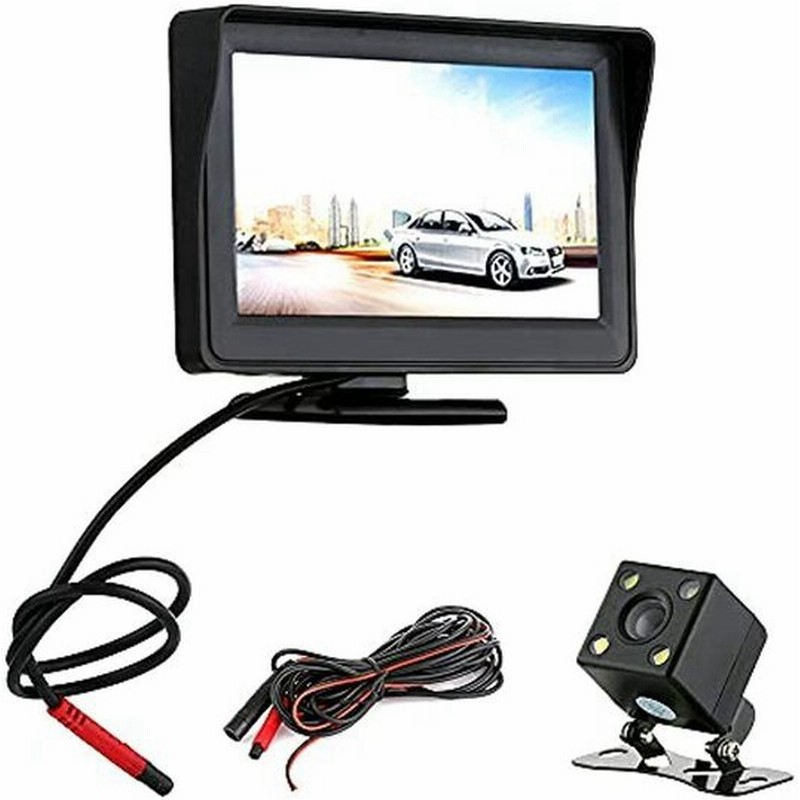 バックカメラ モニター セットバックモニターセット 車 バックカメラ モニターセット 4 3インチ Tft Lcd 防水カメラ 4m長線 D 通販 Lineポイント最大get Lineショッピング