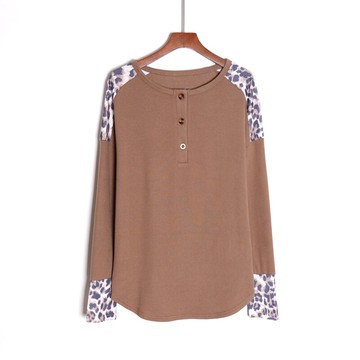 春季女裝寬松通勤簡約長袖T恤針織衫上衣服顯瘦時尚潮