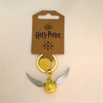 英國哈利波特金色飛賊鑰匙扣周邊聯名934站臺魁地奇金探子掛件