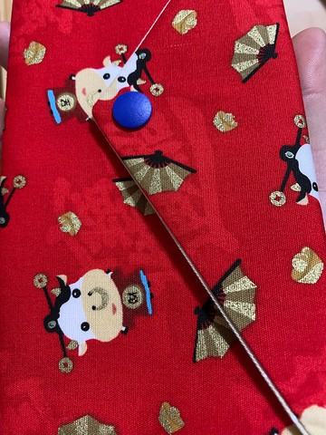 財神豬仔文青風萬用袋-大氣紅 禮物 收納紅包 衛生棉收納袋 存摺袋