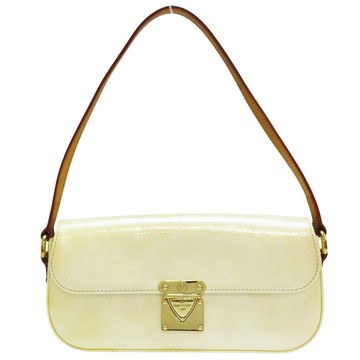 LOUIS VUITTON 路易威登 米色 原花 漆皮 Vernis Malibu Street 肩背包 M91507