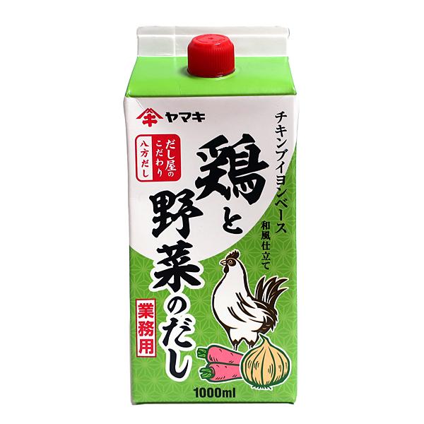 ★まとめ買い★　ヤマキ　鶏と野菜のだし　１Ｌ　×6個