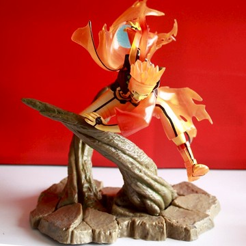 現貨動漫火影周邊PVC手辦模型公仔 G場景K六道仙人尾獸化鳴人