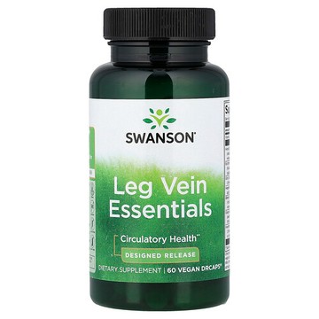 Swanson Vitamins, 腿部靜脈精華，60 粒全素 DrCaps® 膠囊