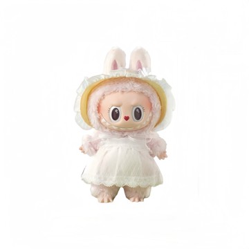 POP MART 泡泡瑪特 MOKOKO 春日花花系列 樂園限定 LABUBU 搪膠毛絨掛件 17CM 二代 自帶香氛