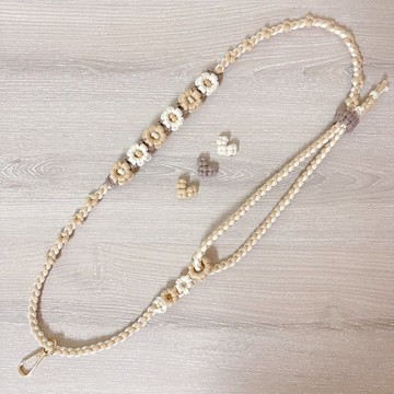 花花&星星可調式手機背帶