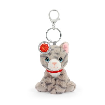 Keeleco Bag Charm Grey Cat 大灰貓 吊飾/鑰匙圈