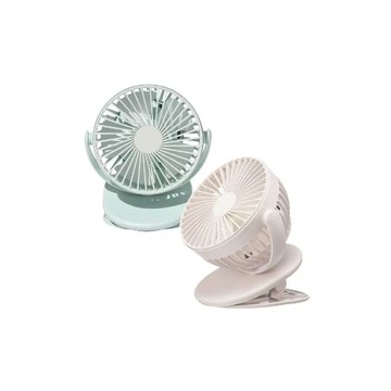 日系簡約風USB桌/夾式充電扇UD705 茉莉白