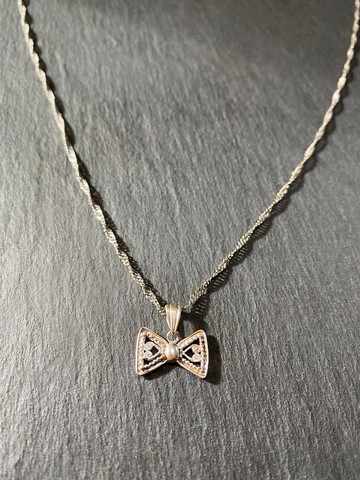 【銀線細工】Ribbon(S) 項鍊/SV925
