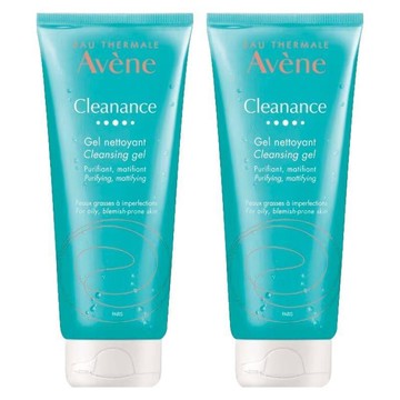 Avene雅漾 控油舒緩潔膚凝膠二入組