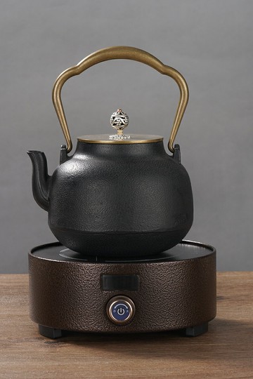 尚千客鑄鐵壺燒水壺泡茶壺日本手工老鐵壺家用沏茶壺鑄鐵養生鐵壺 雙11全館免運