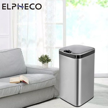 美國elpheco不鏽鋼除臭感應垃圾桶 elph6312u 臭氧殺菌30l 熱銷搶購
