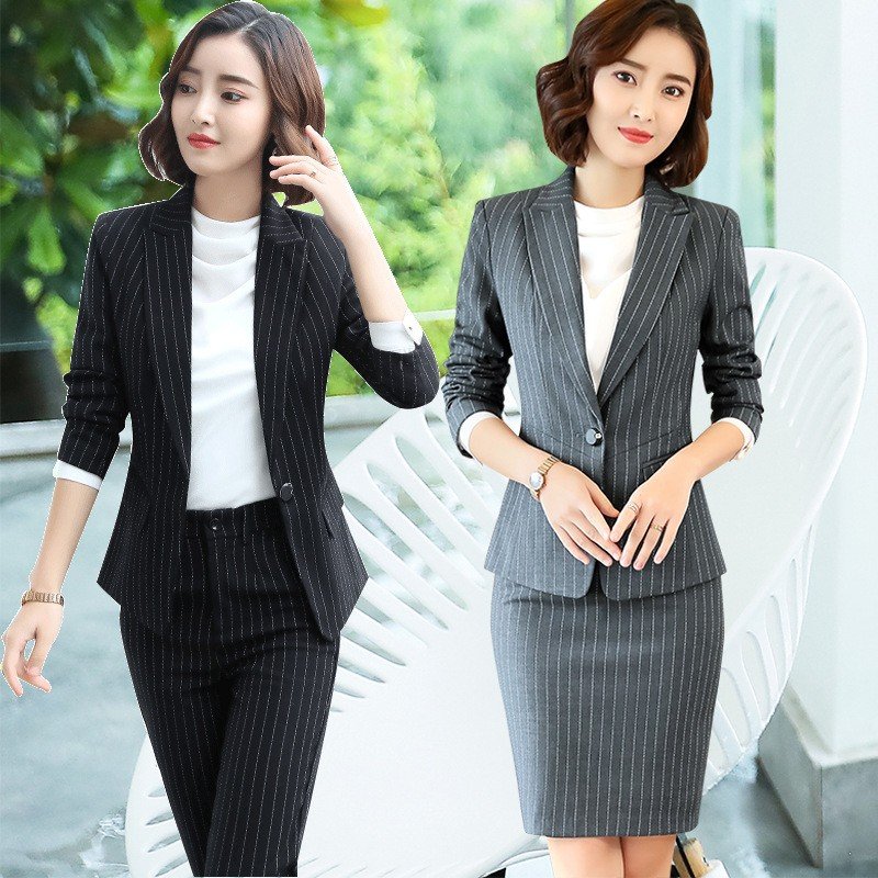 ビジネススーツ リクルートスーツ 2点セット レディーススーツ ストライプ フォーマル 就活 スカートスーツ パンツスーツ 面接 オフィス 通勤 Ol 女性 きれいめ 通販 Lineポイント最大0 5 Get Lineショッピング