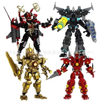 馬桶人監控人2025新品變形金剛泰坦時鐘人拼裝積木玩具創意拼裝